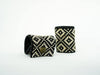 Tatreez Napkin Rings - Black and White - Darzah