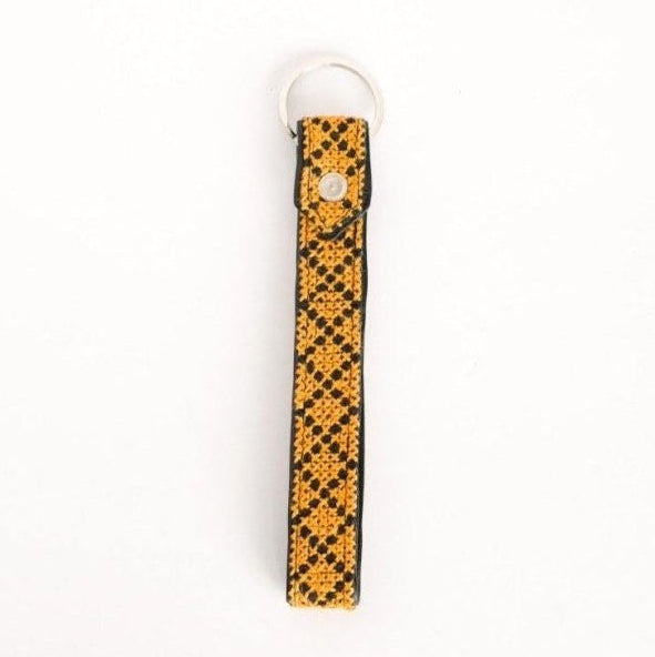 The Honey Leather Key Fob - Darzah