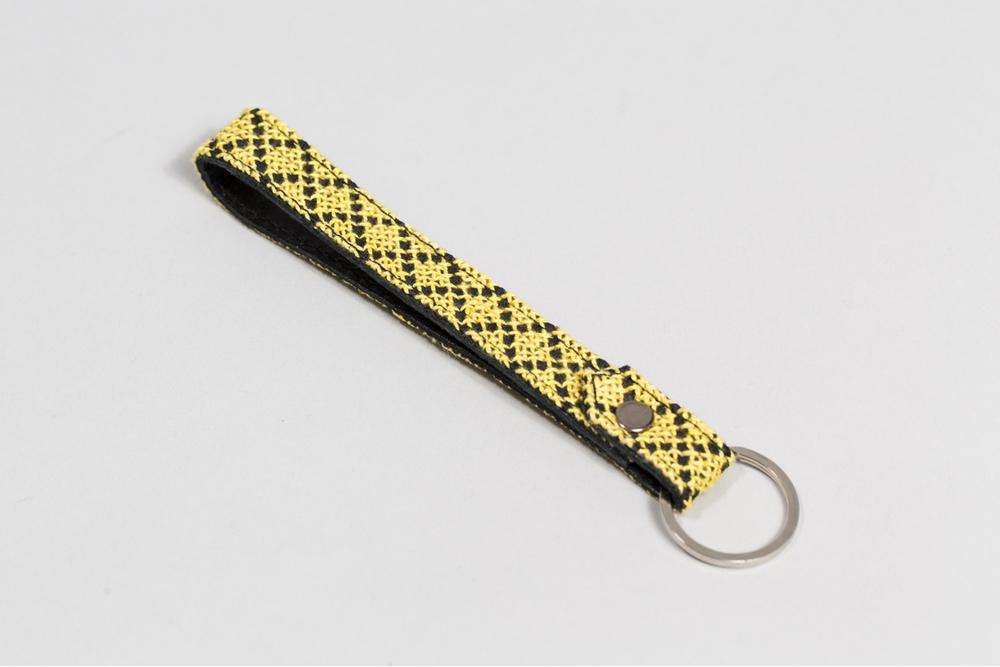 The Lemon Leather Key Fob - Darzah