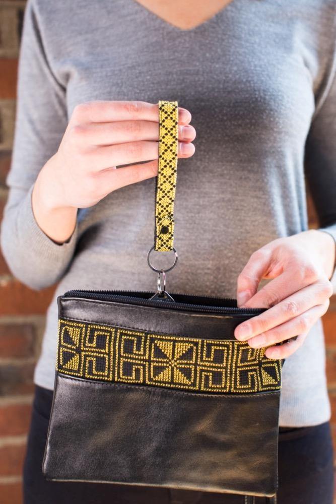The Lemon Leather Key Fob - Darzah