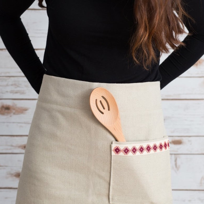 The Tatreez Apron - Cream - Darzah