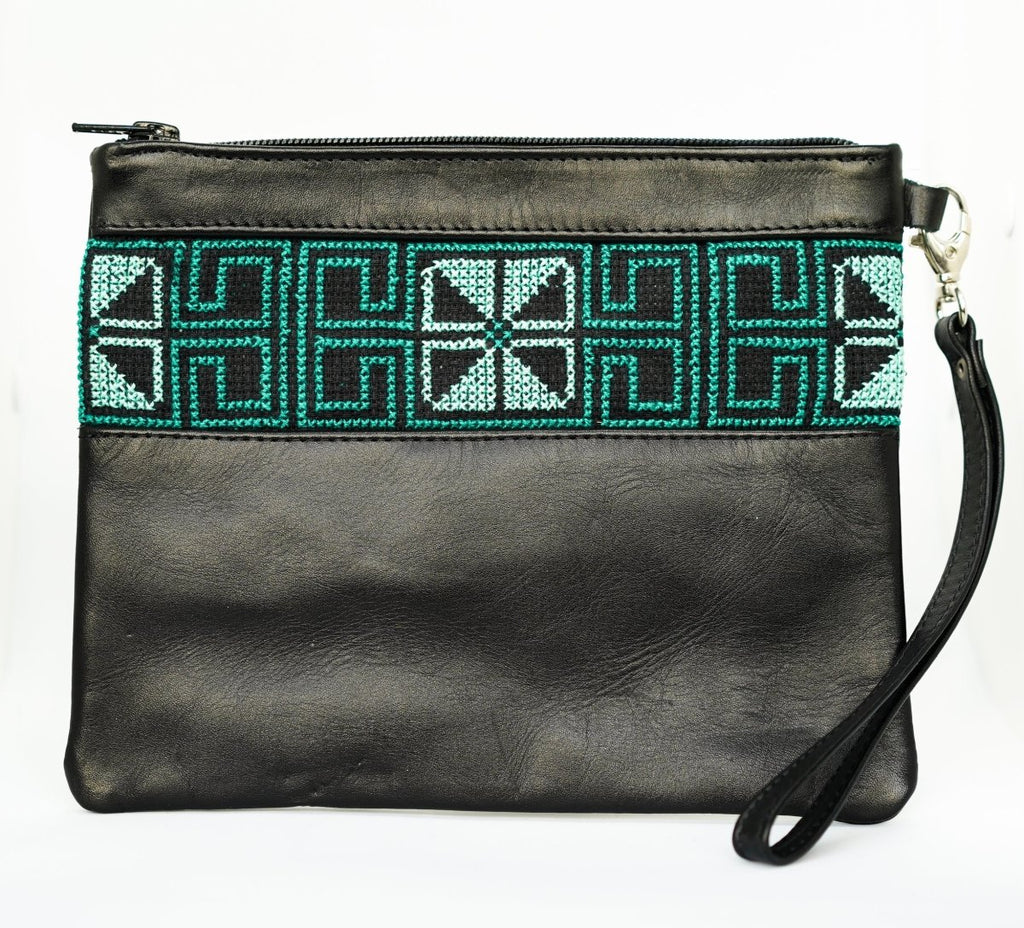 The Teal Egypt Clutch - Darzah